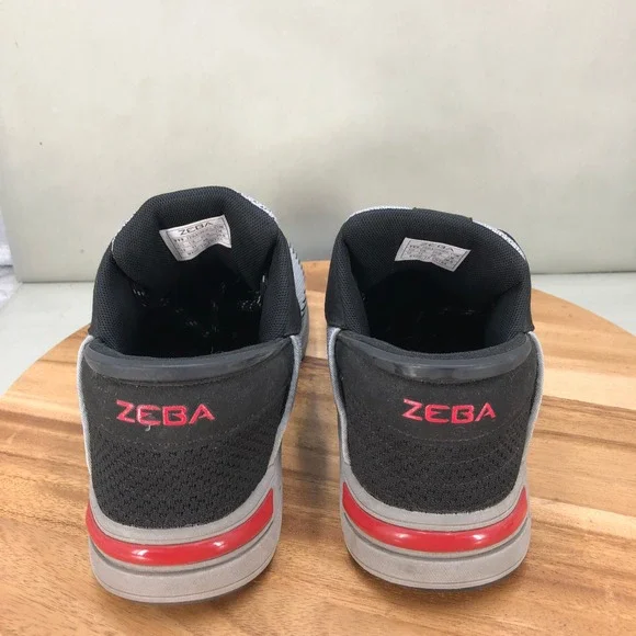 Zeba Men's Hands Free Slip-On Walking Shoes (Obsidian Red, 10